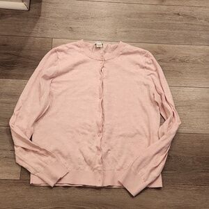 JCREW  Light Button Up Sweater